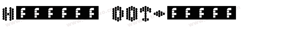Horatio DOT字体转换